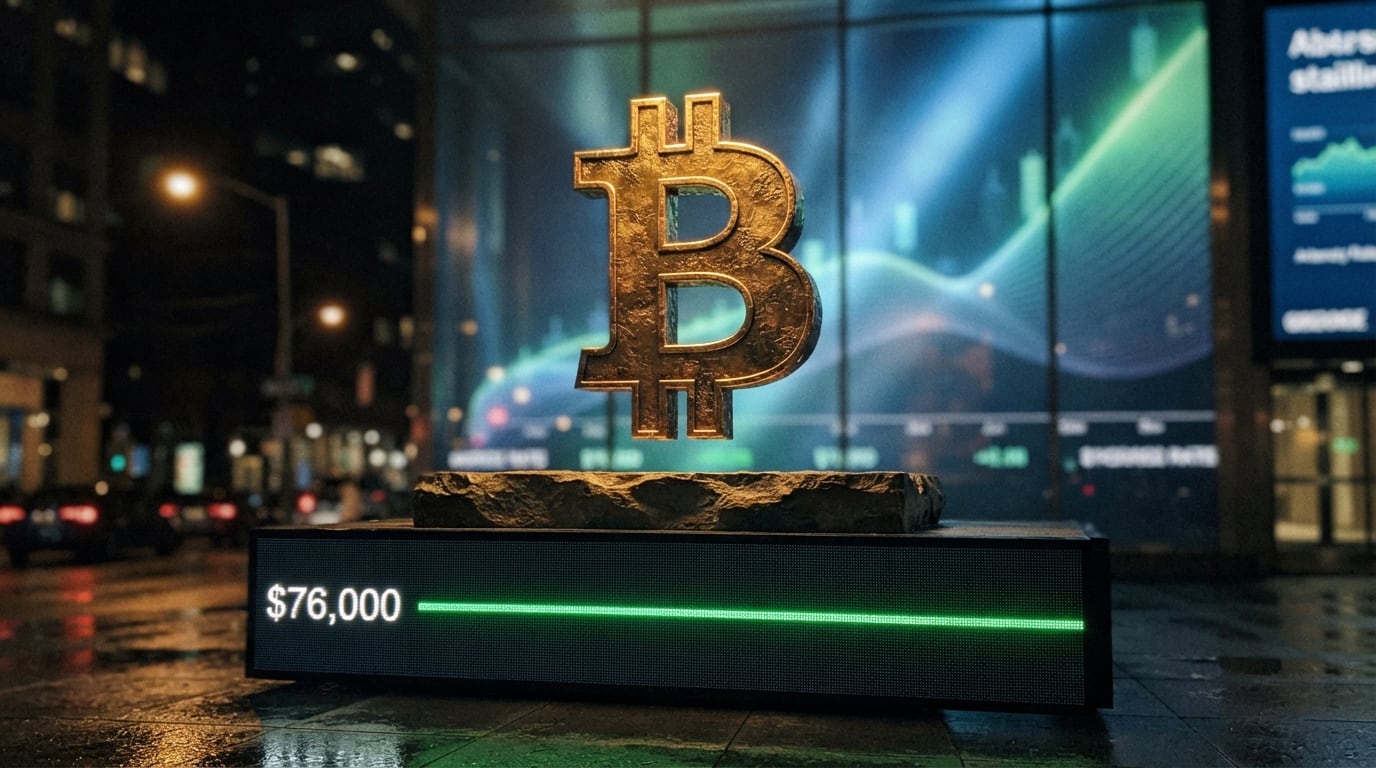 Bitcoin mantiene los 76.000 $ tras la subida de tipos
