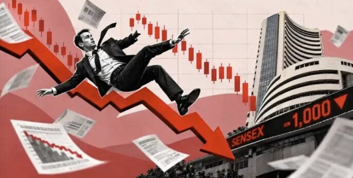 Vì sao chỉ số Sensex giảm mạnh 1.000 điểm hôm nay: Nguyên nhân do bán tháo từ nhà đầu tư nước ngoài, giá dầu và làn sóng IPO