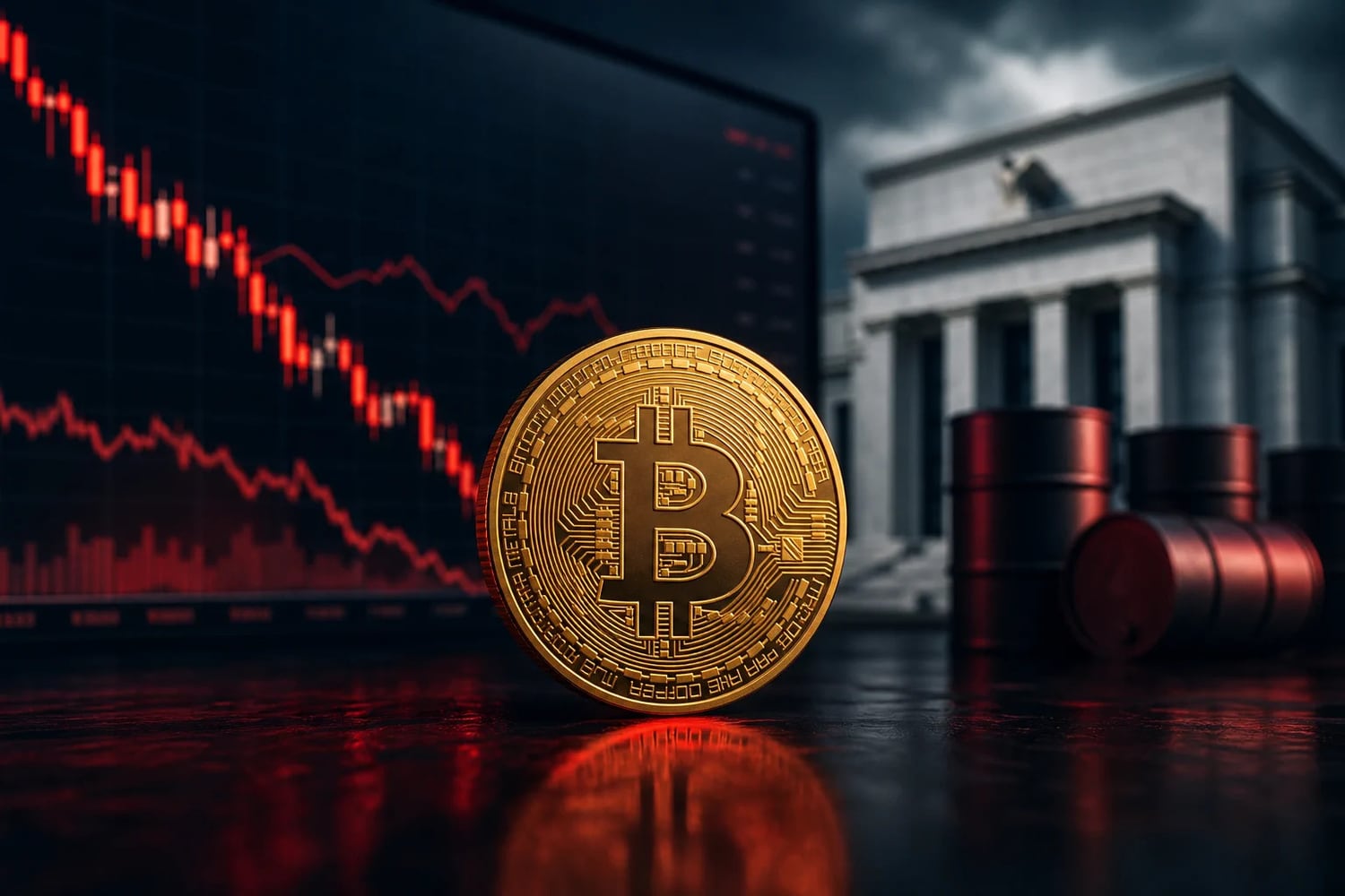 Bitcoin, yükselen ABD tahvil faizleri ve petrol fiyatları sonrası 82.600 dolara kadar geriledi