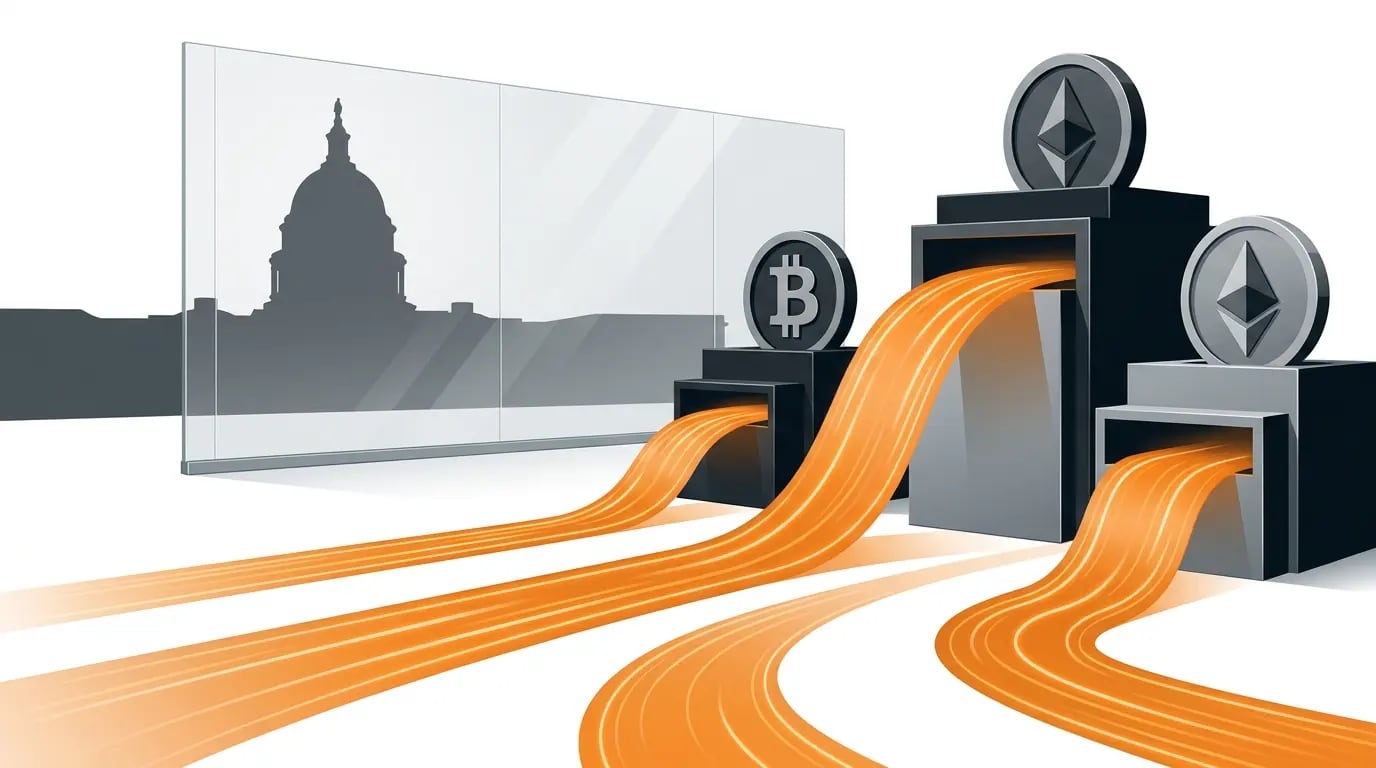 Saídas de ETFs cripto chegam a quase US$ 593 milhões