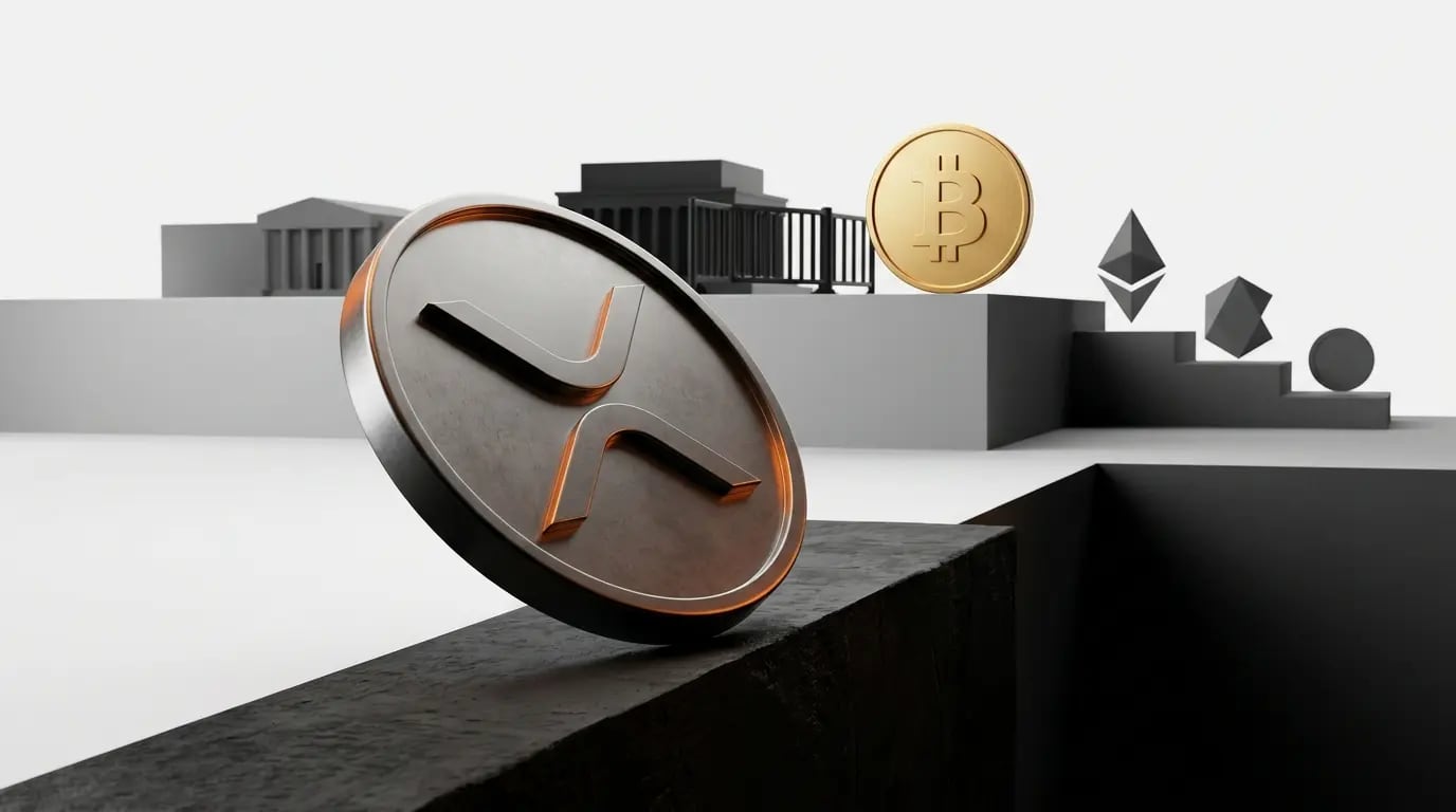 XRP afunda quase 8% enquanto Bitcoin recua após revés no Senado
