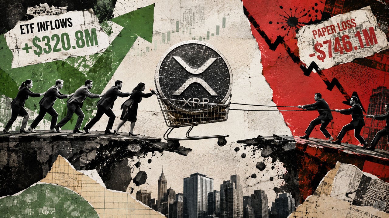 XRP investors poured $320M into ETFs while funds sat on a $746M paper loss