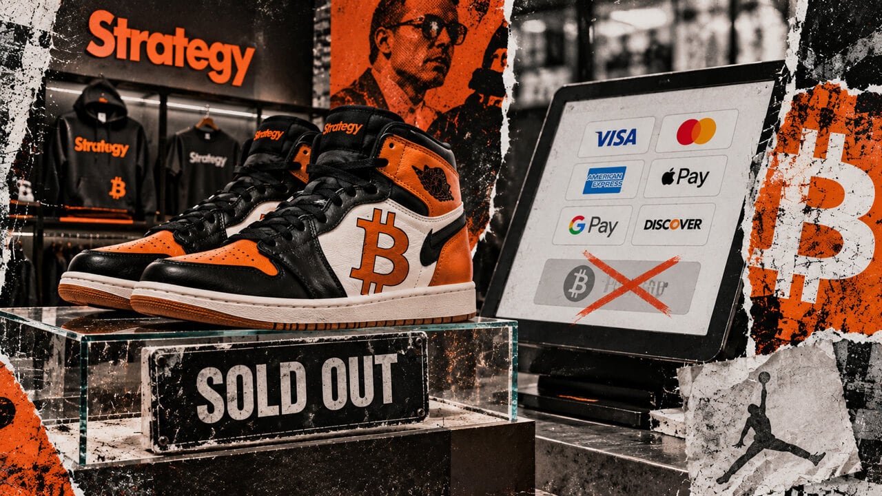 Strategy’s $250 Bitcoin Jordans Sold Out as Saylor Builds Consumer Brand