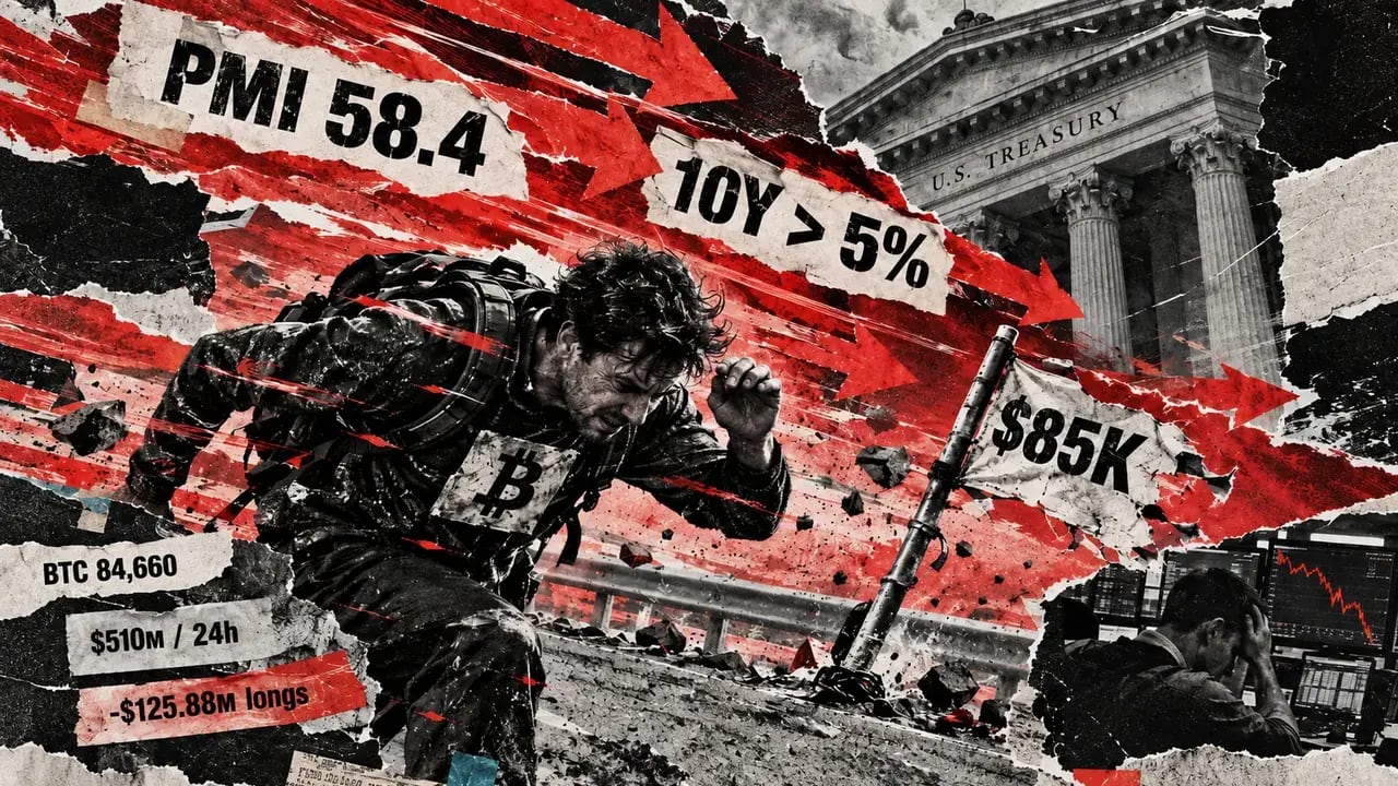 Bitcoin slips below $85,000 as 5% Treasury yield returns to haunt risk assets