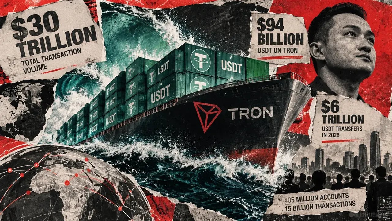 Why TRON’s $30 trillion lifetime volume could become a trap