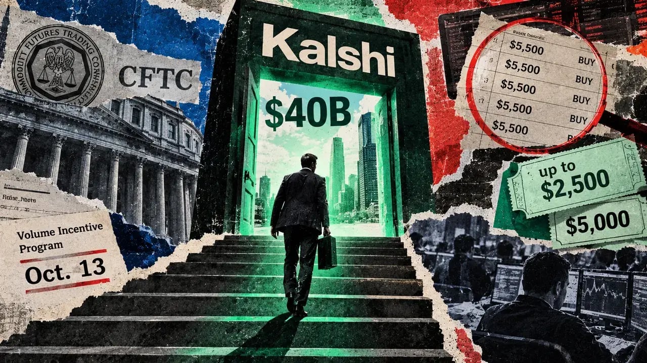 Kalshi ends volume incentive program early amid scrutiny and a $40 billion valuation push